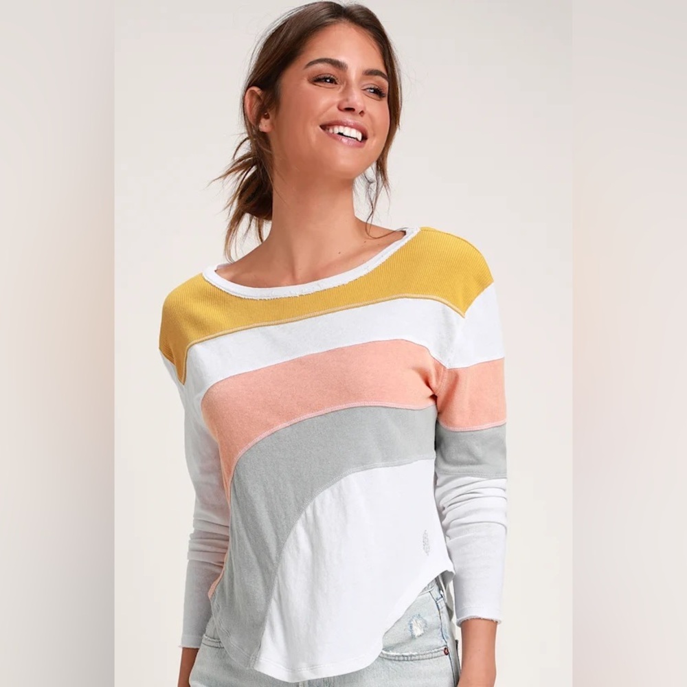Free People Movement Sun Downer Colorblock T-shirt